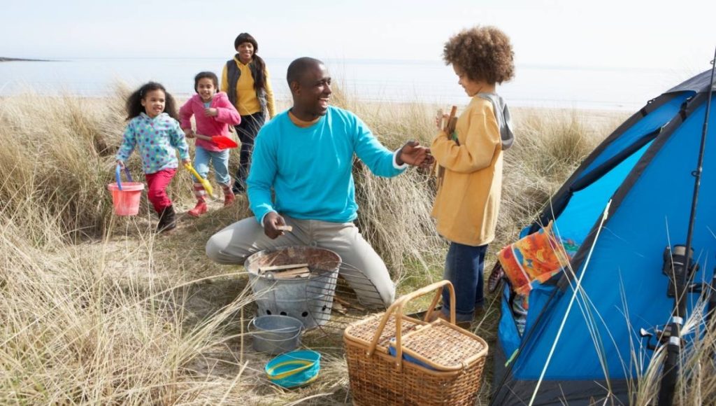 Young-family-on-beach